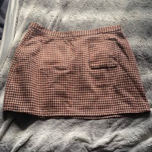 Tweed mini skirt